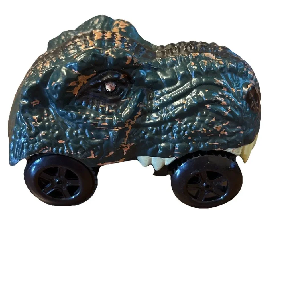 The Dino Monster Machine by Dino Bros. Motorized Toy Car Eyes Light Up